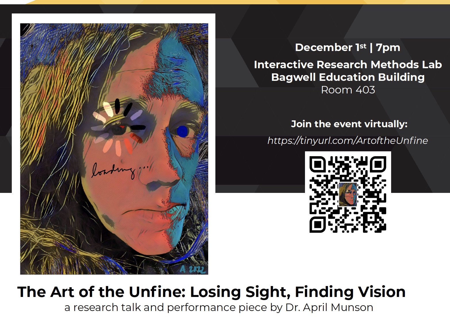 The Art of the Unfine: Losing Sight, Finding Vision 